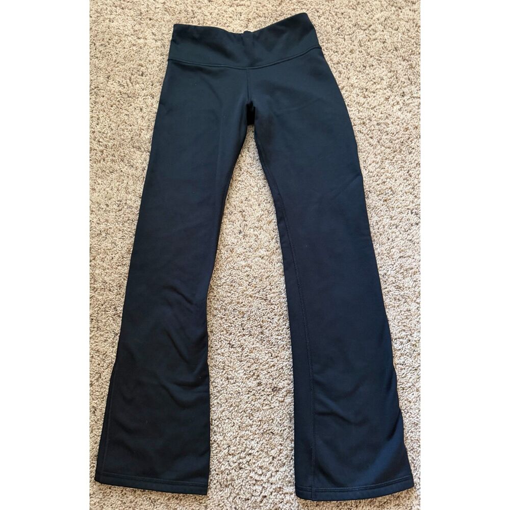 Athleta Women's Small Black Fleece Lined Bootcut Leggings
